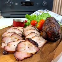 EVERINOで、漬け込んで焼くだけで本格焼豚(＾ω＾)～焼きあがり～
